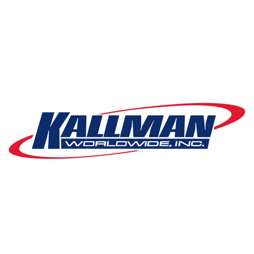 KALLMAN Worldwide Inc logo, aerospace and defense trade show branding, professional corporate branding image.